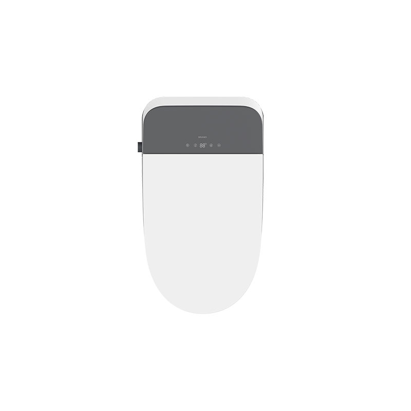 AD-P503  Piano Paint Black Circle Edge Laxative Intelligent Smart Toilet Seat